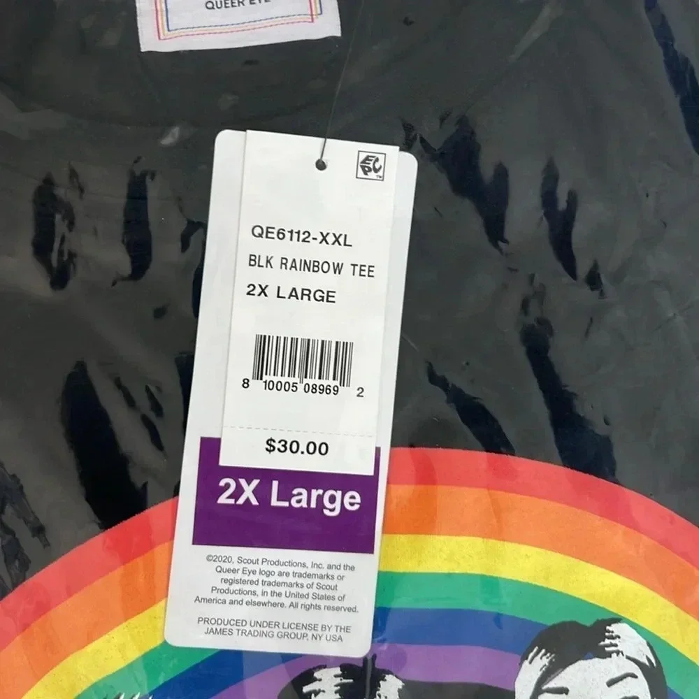 NWT Queer Eye Choose Kindness Short sleeve t-Shirt Size XL and 2XL